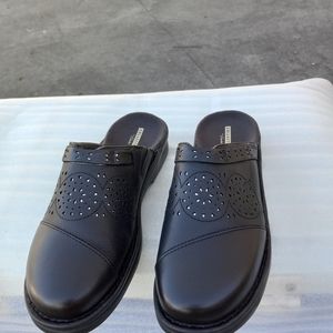 Collections by Clark Womens Clogs Black Size 9.5